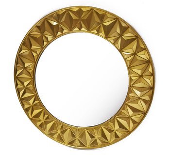 Зеркало настенное декоративное в металле 80 см 21020