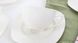 Чайний Набір Білий Порцеляновий, Подарунковий Вафелька 200 Мл на 6 Персон 949-008