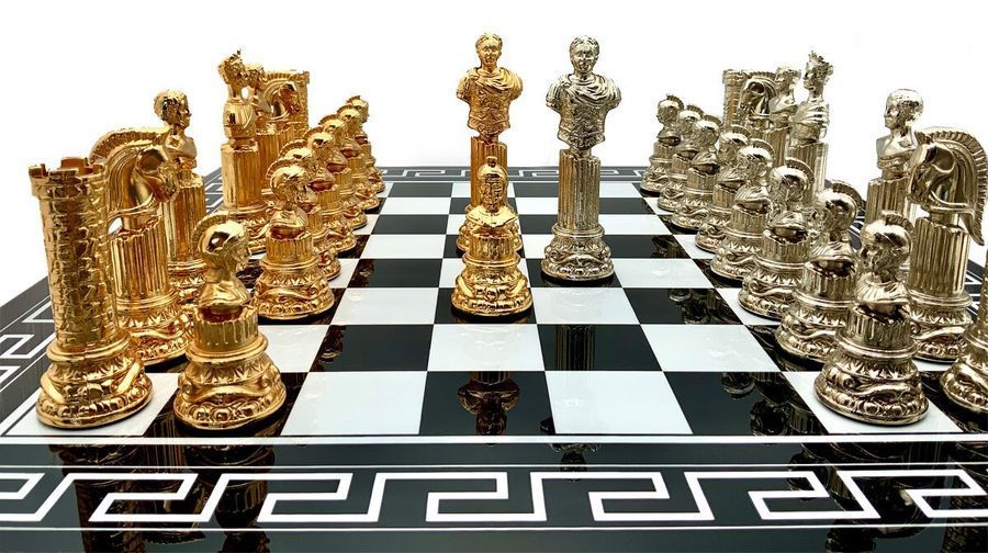 Шахмати Подарункові Italfama "Busto Imperatore Romano" 46G+348Nb