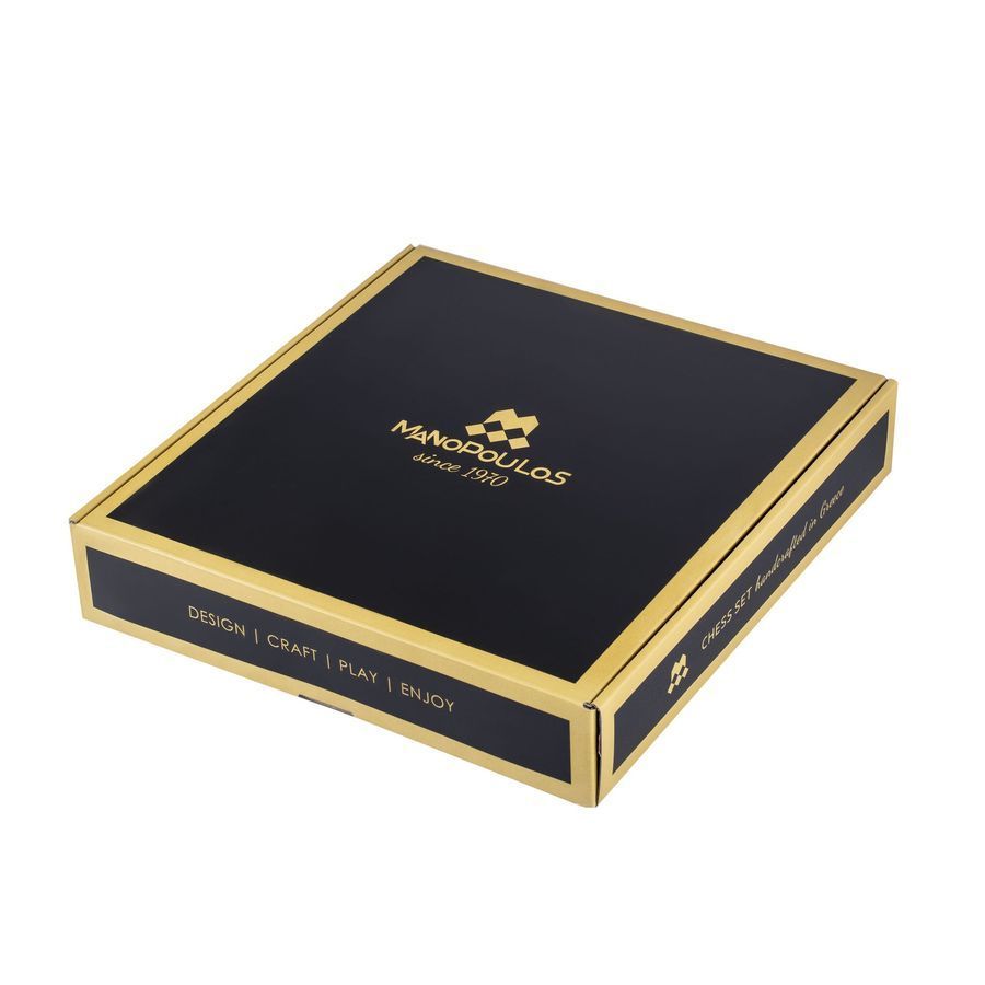 Шахматы подарочные Manopoulos "Греко-римский период" 28 х 28 см, S3BBLU