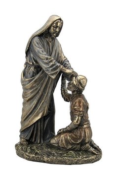 Колекційна Статуетка Veronese Ісус зцілює Прокаженого Wu76352A4