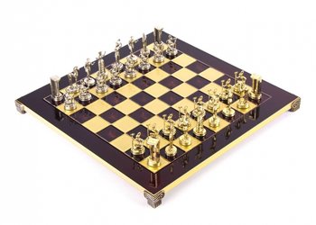 Шахматы подарочные Manopoulos "Минойский воин" S8RED