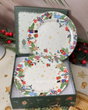 Набір новорічних тарілок "WHITE Christmas" 6 шт 19 см