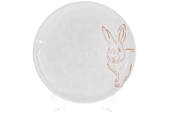 Набір тарілок Великодній кролик 4 шт 21 см