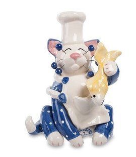 Фарфоровая статуэтка Кот Шеф Pavone CMS - 31/43