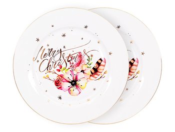 Набор из 2 новогодних тарелок Merry Christmas 26 см