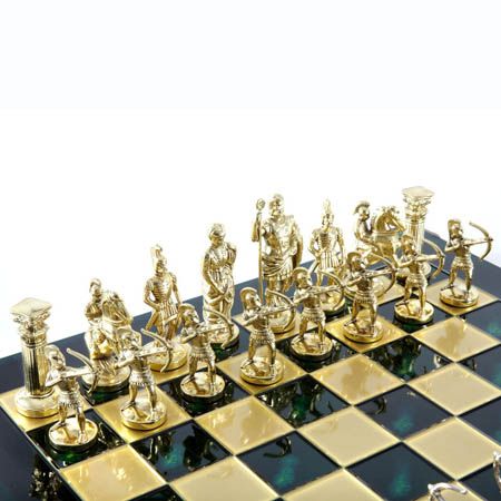 Шахматы подарочные Manopoulos "Лучники" 44 х 44 см, S10GRE