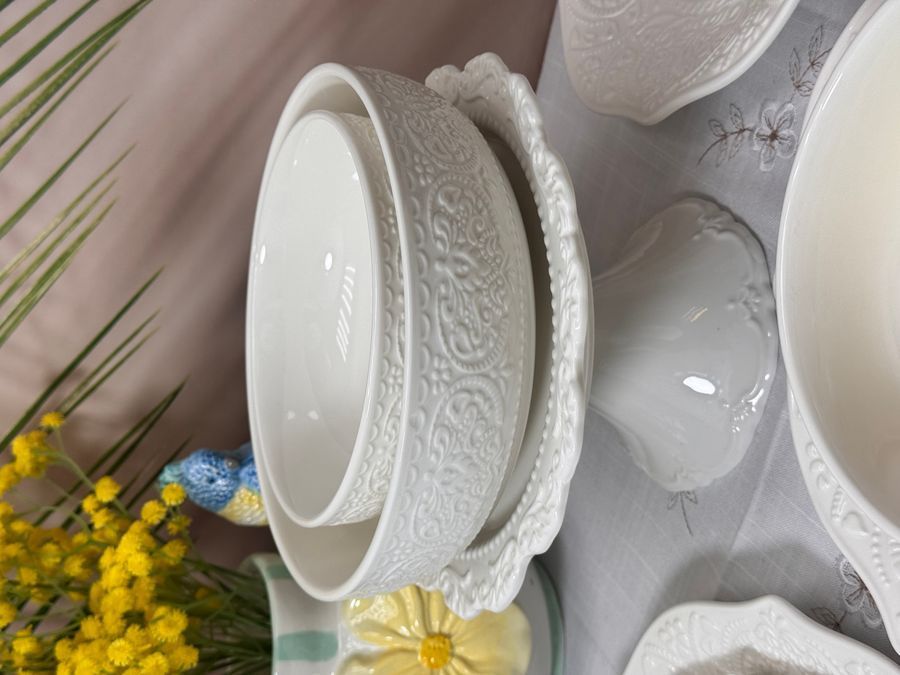 Салатник фарфоровий Blanche 1250 мл