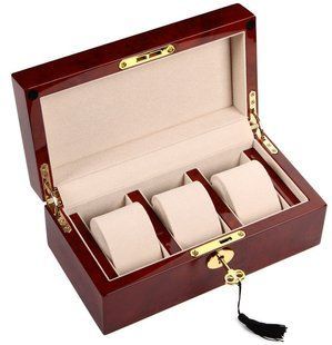 Шкатулка для хранения 3 часов Rothenschild RS-WB-3085-DBC-BX