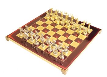 Шахматы подарочные Manopoulos "Титаны" S6RED