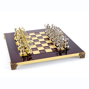 Шахматы подарочные Manopoulos "Лучники" 28 х 28 см, S15RED
