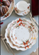 Набор новогодних тарелок Christmas Ribbon 6 персон 12 шт