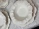 Тарелки белые суповые 6 шт Fleur Blanche в винтажном стиле