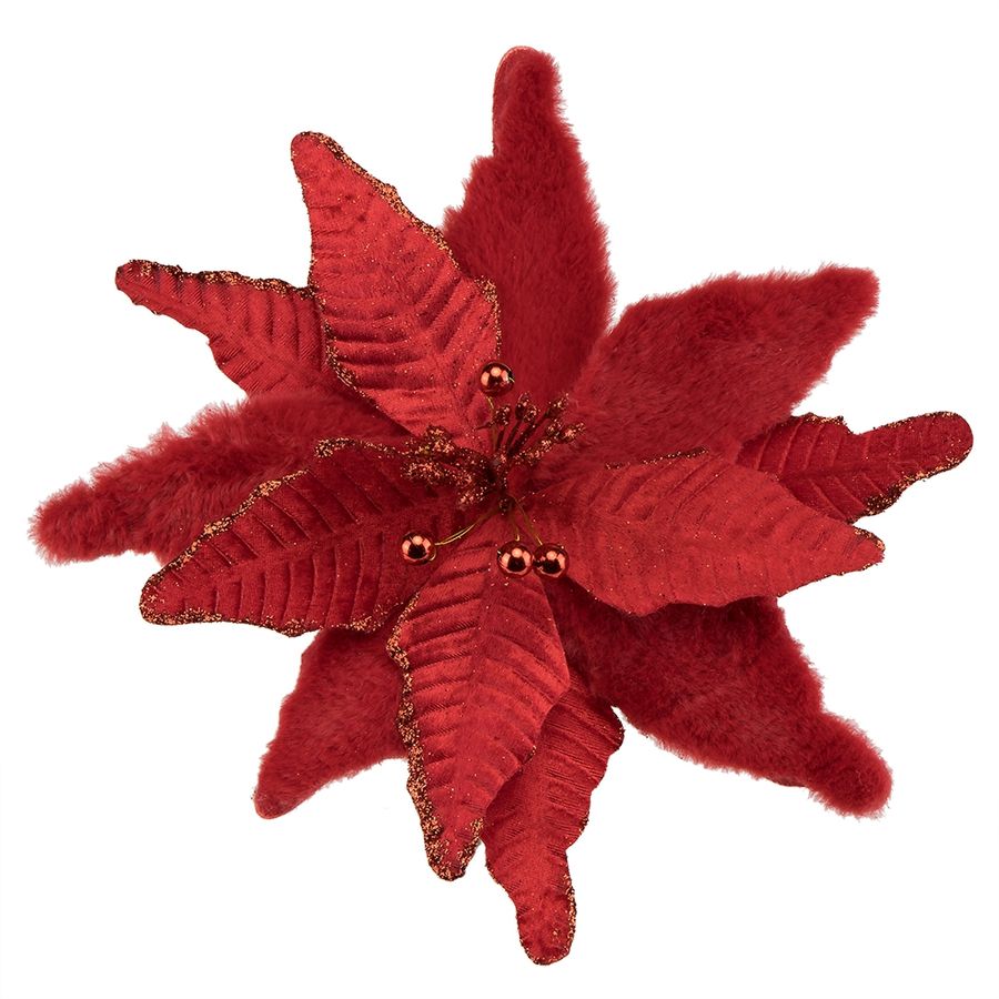 Квітка Новорічна Пуасентія 32 Х 44 См Червона
