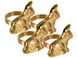 Кільця для Серветок Новорічні Металеві Кролики, Набір 4 Шт 877-033
