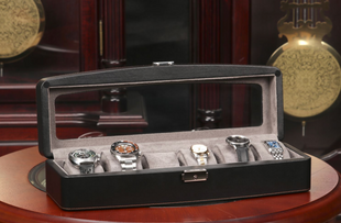 Шкатулка для Годинників Salvadore чорна 6W-HX-BC