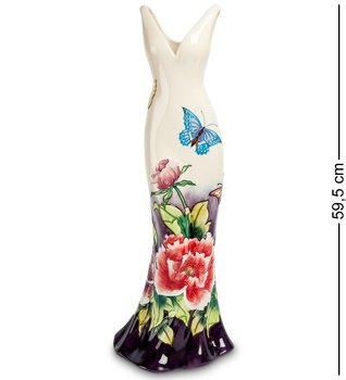 Фарфоровая напольная ваза Платье Pavone JP-247/19