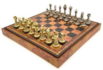 Подарочный набор Italfama "Staunton" (шахматы, шашки, Нарды)