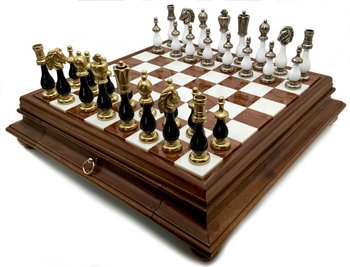 Шахматы подарочные элитные Italfama "Arabescato"