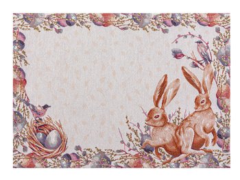 Серветка на Стіл Гобеленова Пасхальні Кролики 711-152