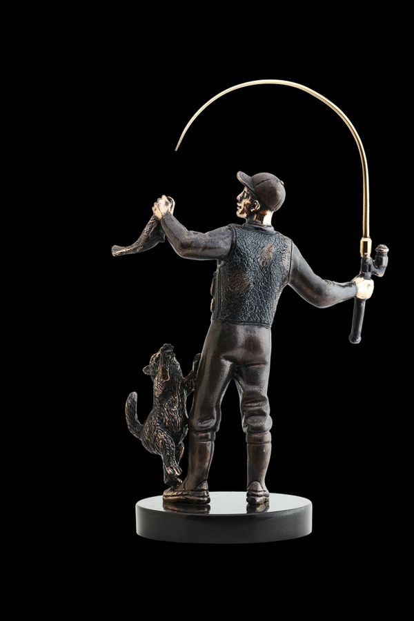 Бронзовая статуэтка Vizuri Рыбак