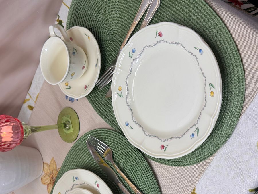 Набір десертних тарілок Vintage Tulip 23 см 6 шт