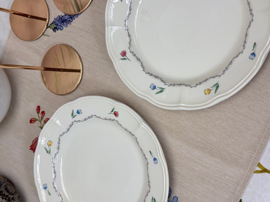 Набір десертних тарілок Vintage Tulip 23 см 6 шт