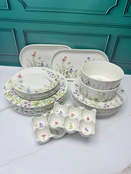 Набор посуды Floral на 6 персон, 24 предмета