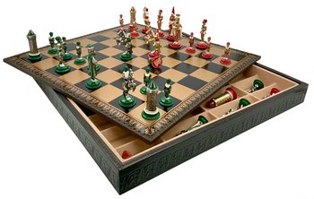 Подарочный набор Italfama "Camelot Medio" (шахматы, шашки, Нарды)
