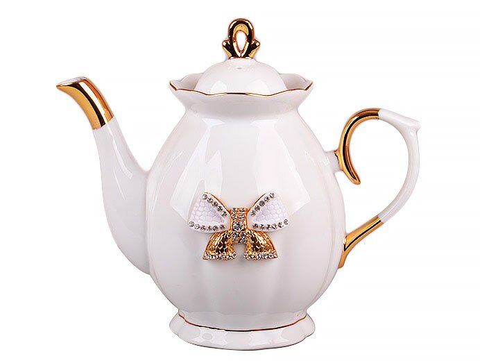Чайник заварочный фарфоровый Принцесса 550 мл 55-2552