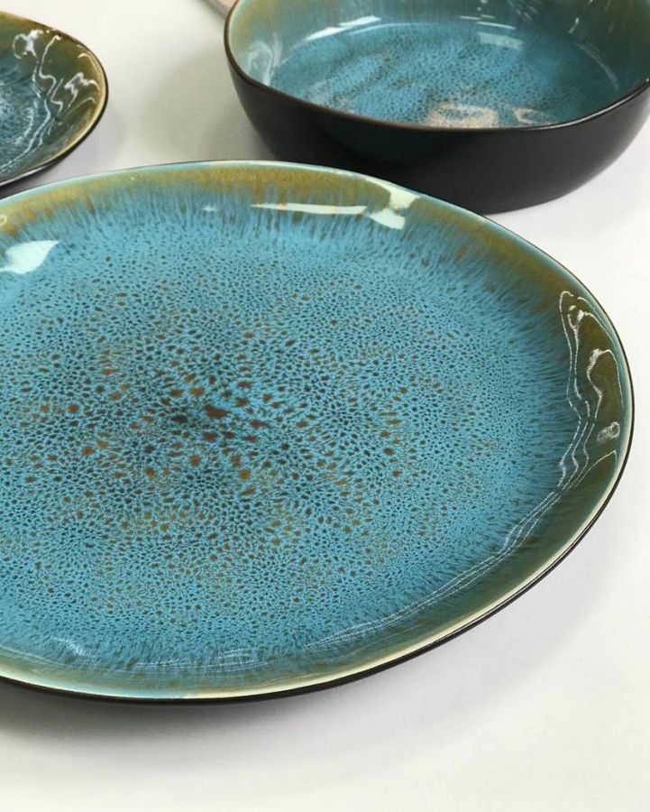 Набор тарелок керамических Амстердам на 6 персон, 12 предметов
