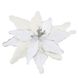 Цветок новогодний Пуансеттия 32 х 44 см, цвет - белый