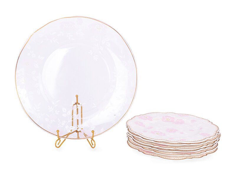 Набор из 6 фарфоровых тарелок с блюдом Виллари 935-010