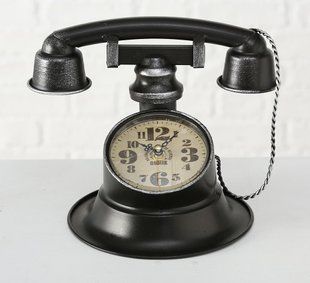 Настольные часы Ретро Телефон, декоративные