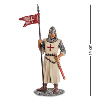 Фигурка, миниатюра оловянная Veronese "Рыцарь крестоносец" WS-817