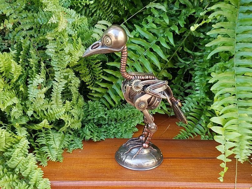 Коллекционная статуэтка Veronese "Скелет птицы" в стиле Стимпанк WU76846A4
