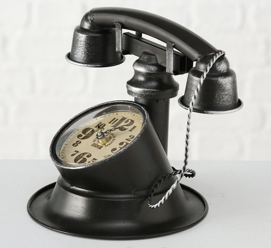 Настольные часы Ретро Телефон, декоративные
