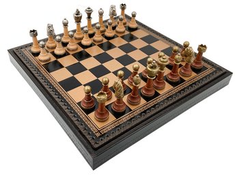 Подарочный набор Italfama "Staunton" (шахматы, шашки, Нарды) 141MW+219GN