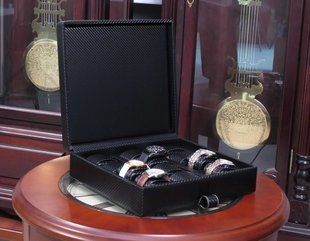 Шкатулка для Годинників Salvadore 12W-Kd Чорна Чоловіча
