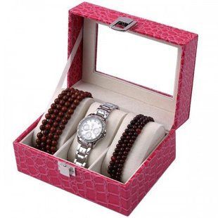 Шкатулка для часов Craft 3PU.CR.PNK