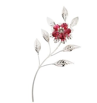 Фигурка Сваровски Цветок с покрытием серебром AR-1236