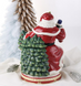 Конфетница, емкость для сладостей Дед Мороз с подарками 59-580