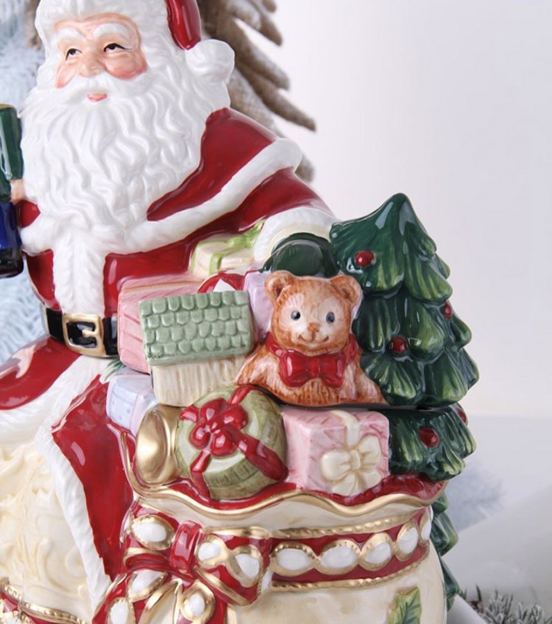 Конфетница, емкость для сладостей Дед Мороз с подарками 59-580