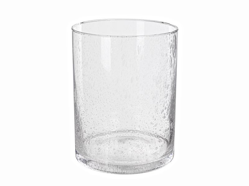 Ваза Скляна для Квітів Циліндр Bubbles 19 Х 25 См 804-014