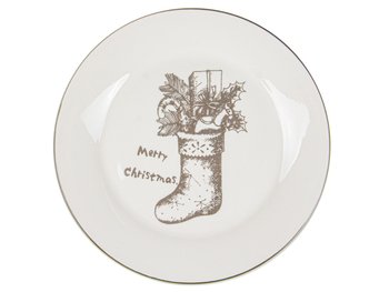 Набор новогодних тарелок Рождество 21 см 858-0038-6