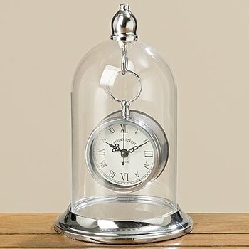 Настольные часы Модерн металл со стеклом