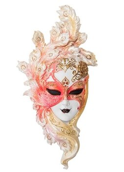 Настенная Венецианская маска Павлин Veronese WS-308