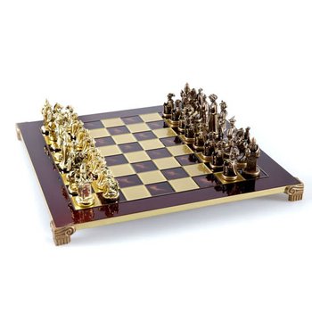 Шахматы подарочные Manopoulos "Средневековые рыцари" 44 х 44 см, S12CRED