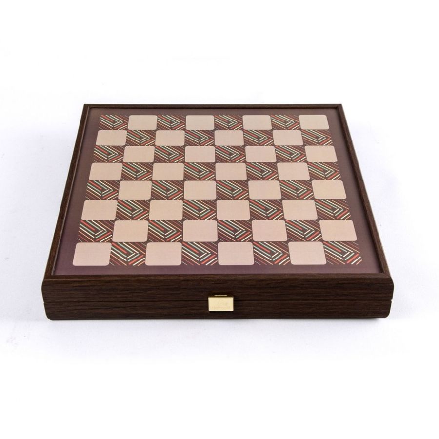 Подарочный игровой набор Manopoulos (шахматы, шашки, Нарды) CBLS34BRO