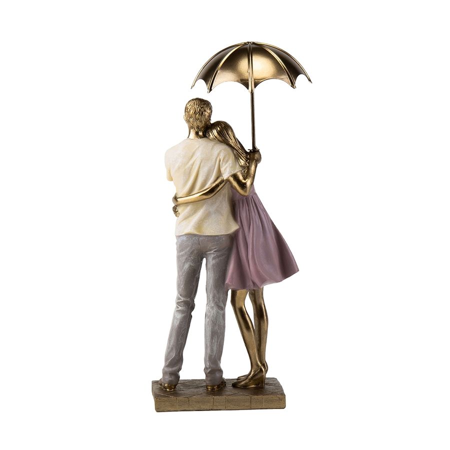 Статуэтка Влюбленные под зонтом 2007-135. Подарок на 14 февраля